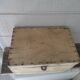 Wooden box aero-gummed chest storage deco