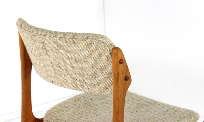 Set of 6 Erik Buch chairs for O.D. Møbler model 49 - Danish design
