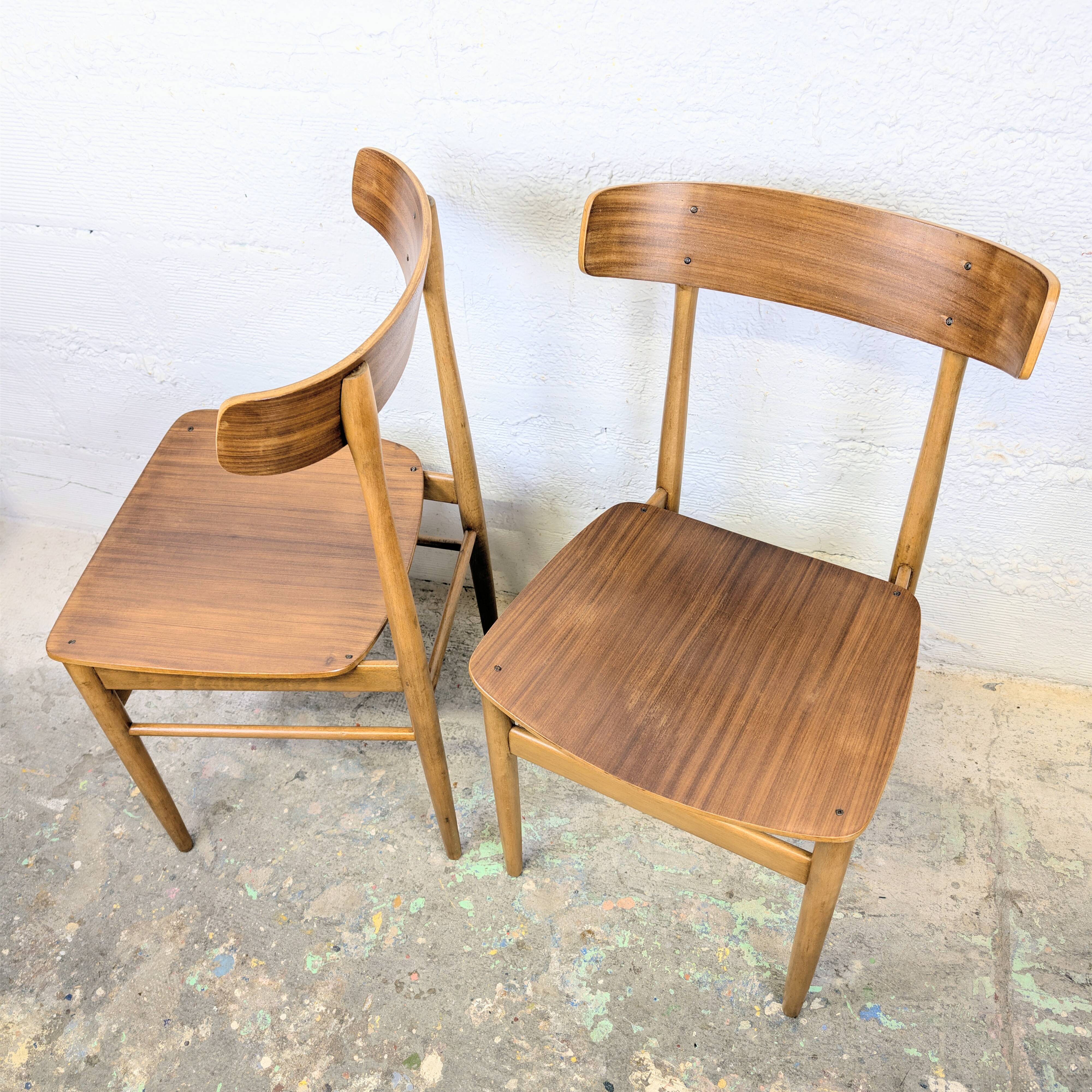 Paire de chaises vintage des années 60