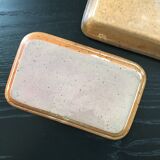 Lot de 2 plats à beurre anciens