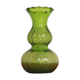 Vase en verre vert