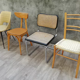 Lot de 6 chaises vintages depareillées
