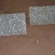 2 wall sconces in perspex, 1950s-60s