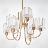 Lustre en Verre Cristal de Peill & Putzler, 1970s