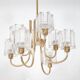 Lustre en Verre Cristal de Peill & Putzler, 1970s