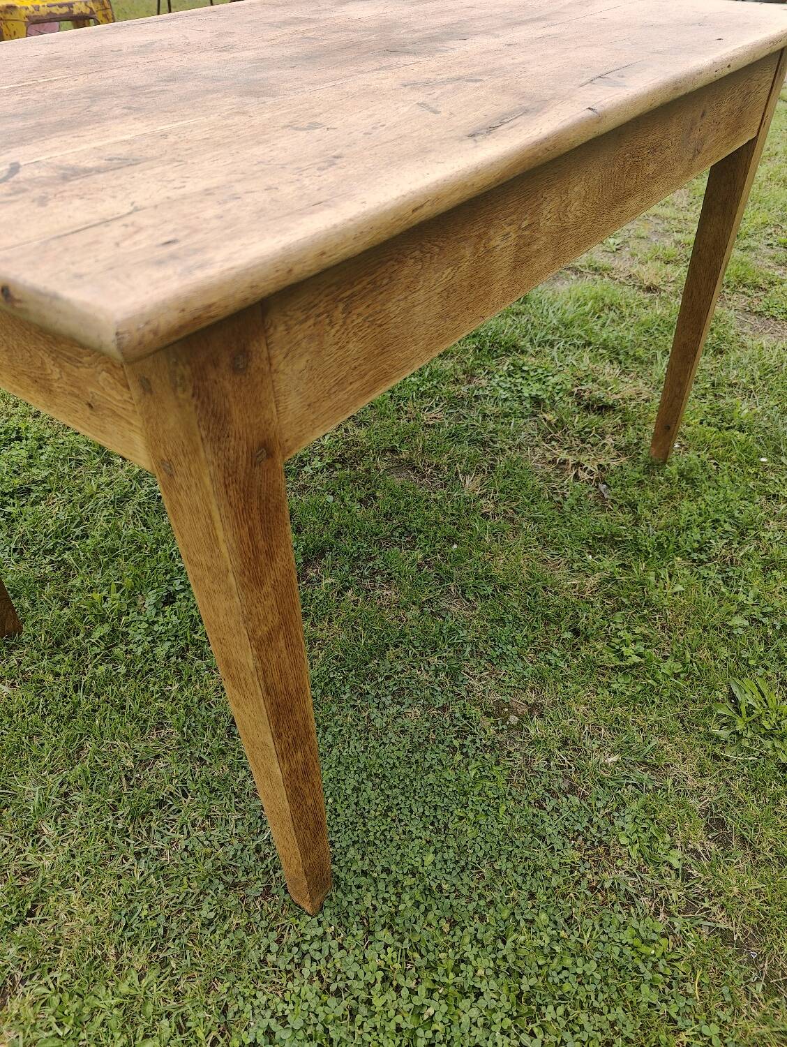 Small oak farm table