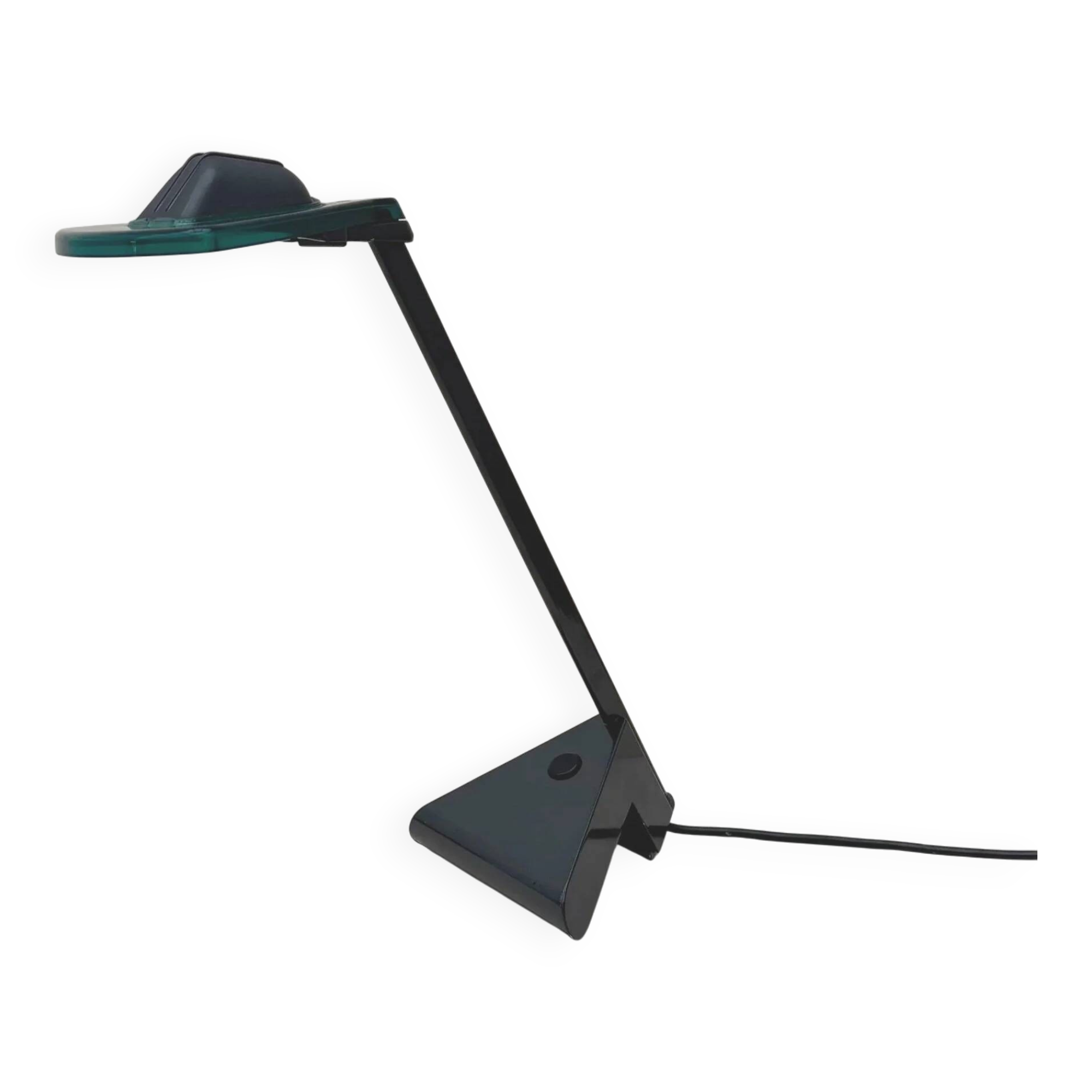 Lampe de bureau de arteluce en métal et plastique, italie 1980