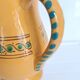 Large vintage ceramic cat pitcher – Hand Decor – French craftsmanship –