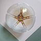 Large Murano glass ceiling light, Mazzega (Italy), 1970.