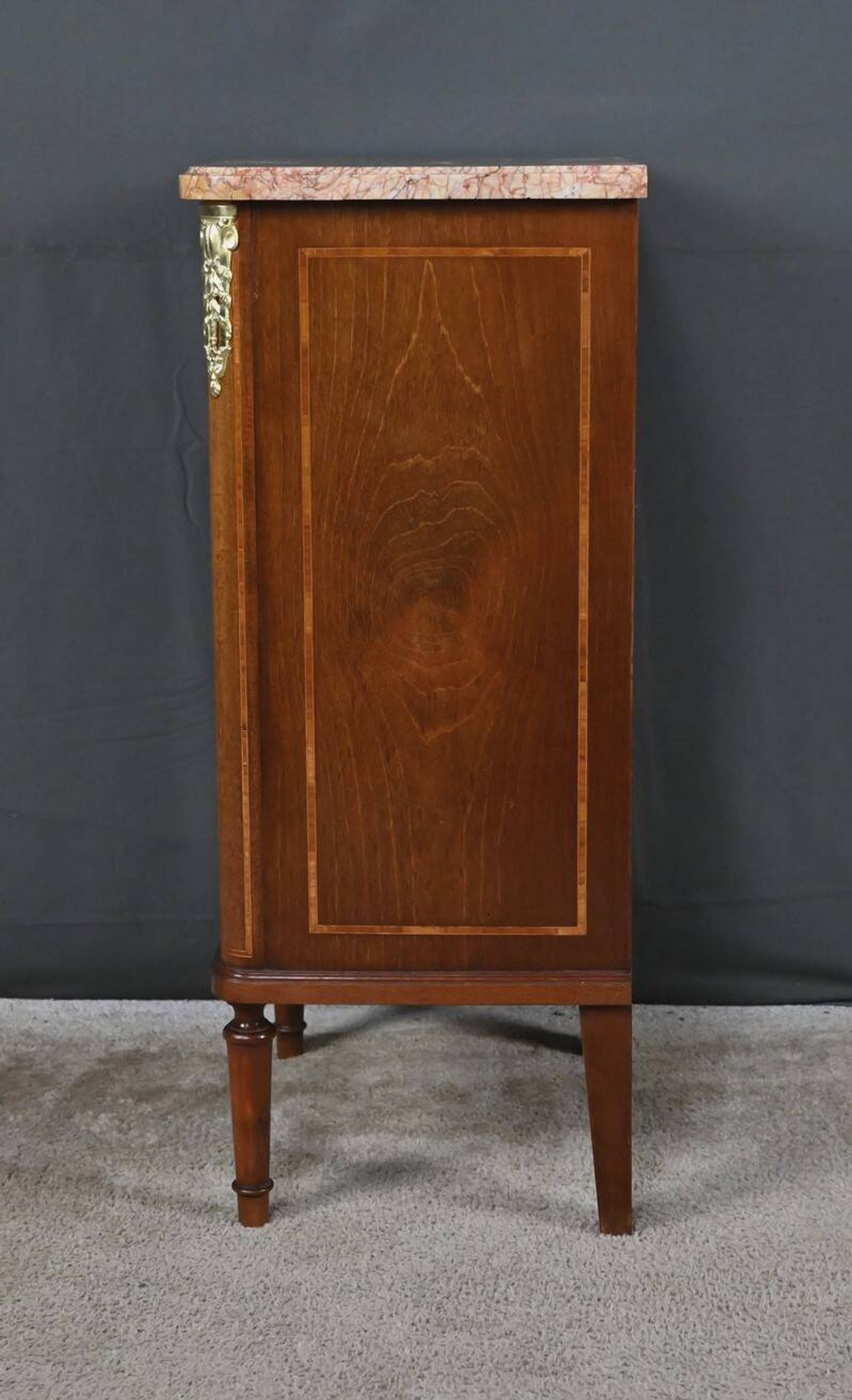 Small living room piece in marquetry, Louis XVI style – early 20th century