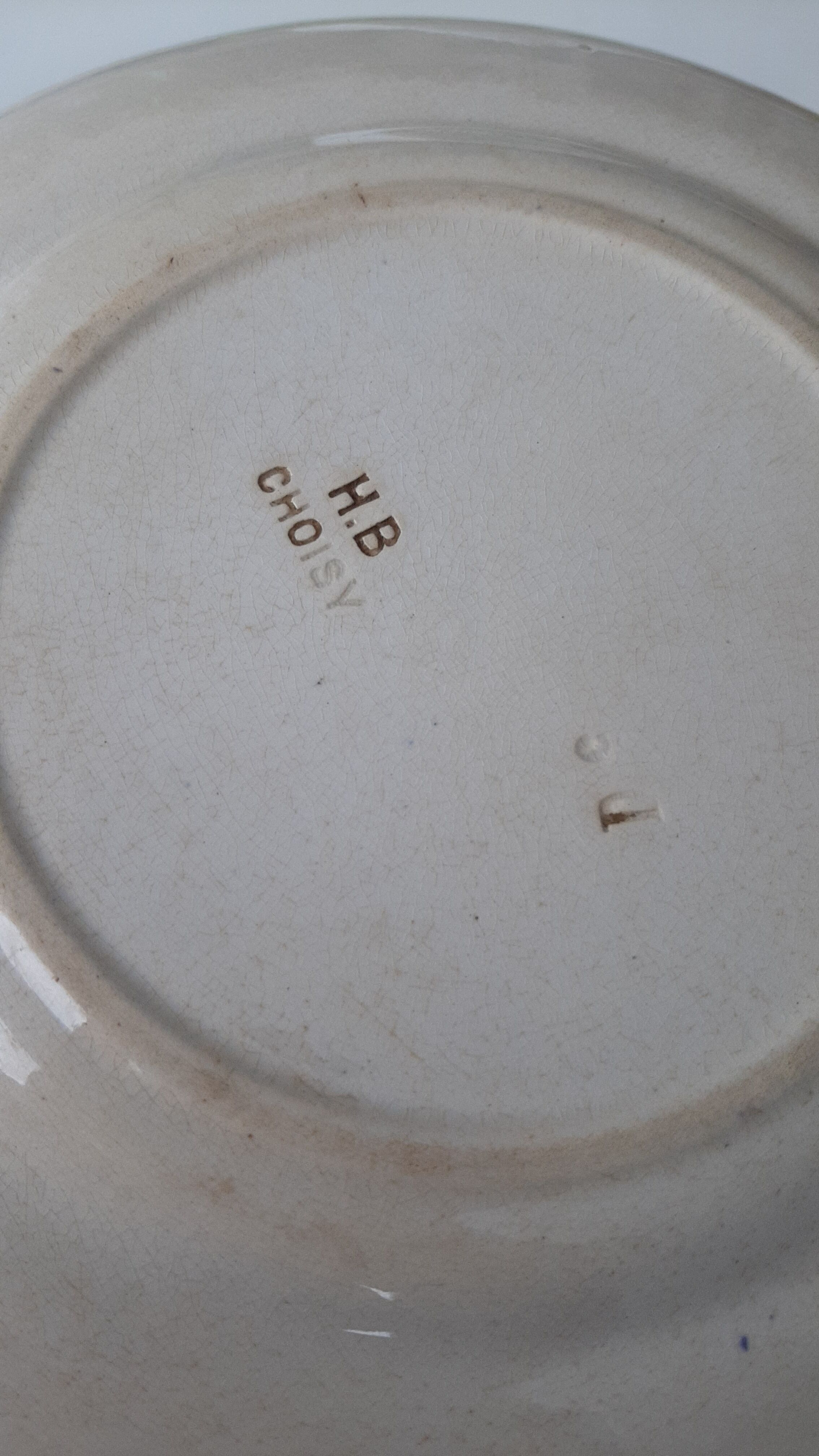 Lot of dessert plates from the 19th century