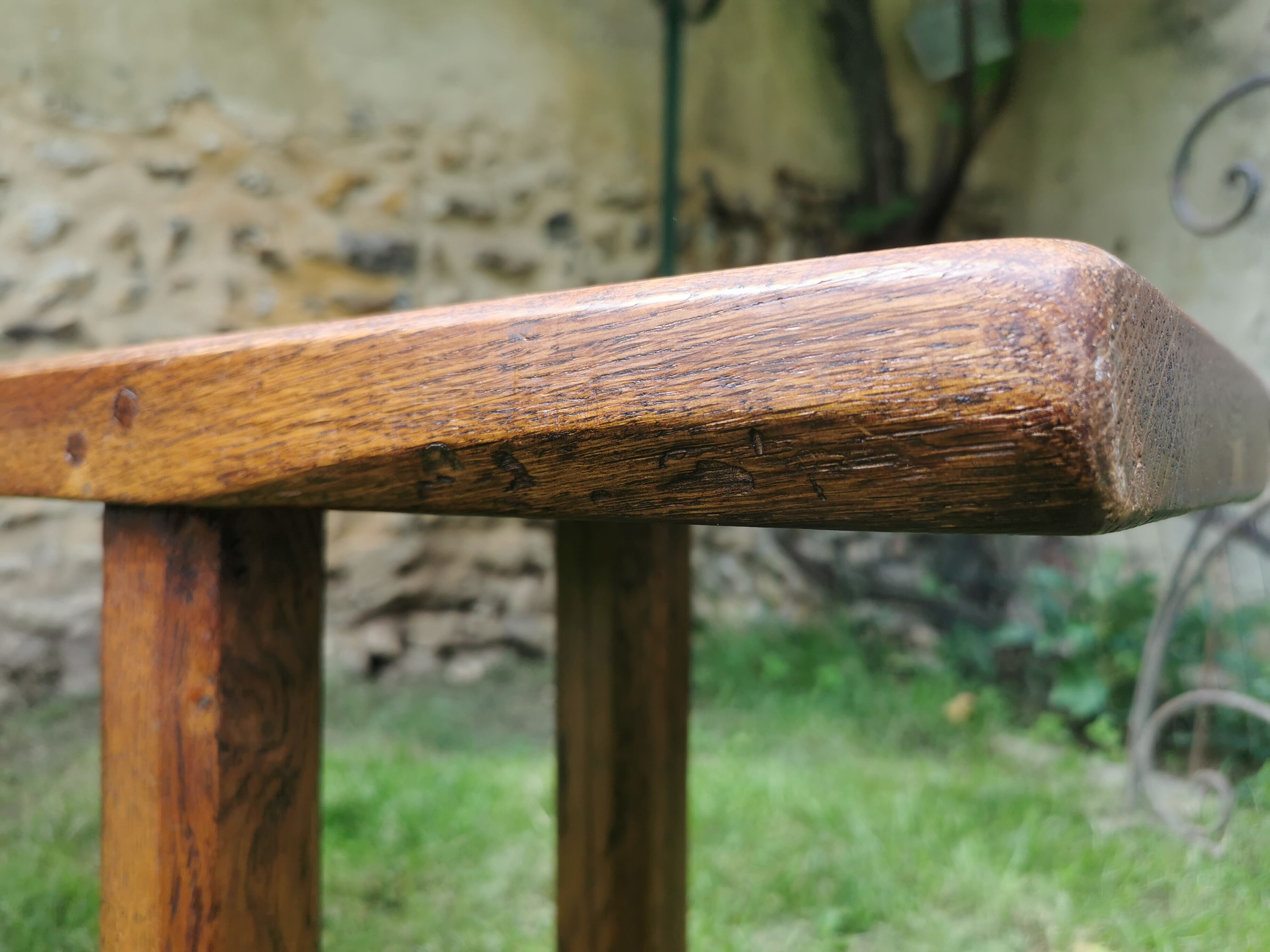 Oak bench