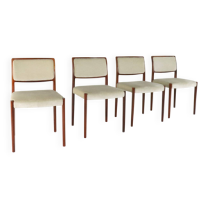 Lot de 4 chaises Niels O Möller
