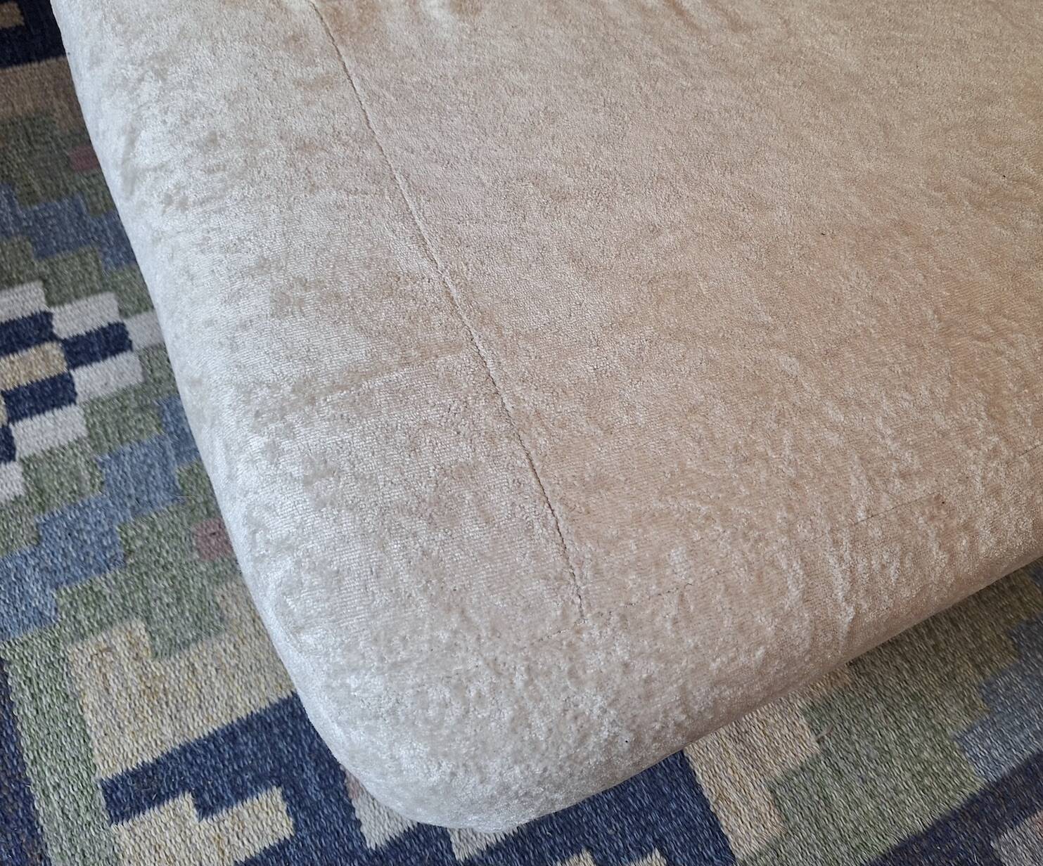 Chaise longue en fibre de verre italienne après Mario Bellini, années 1960.