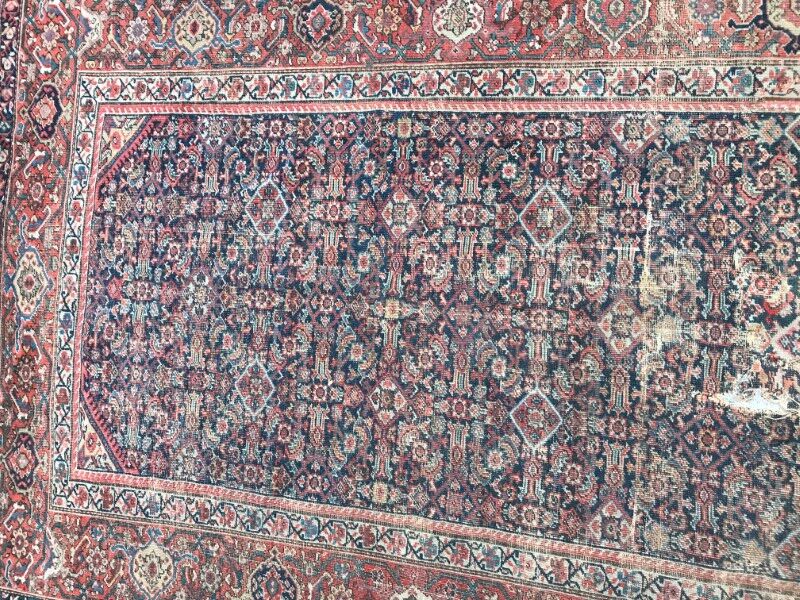 Former carpet Persian Ferahan 19th century handmade 156 X 306 CM