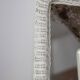 Vintage rattan mirror