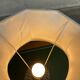 Large ceramic lamp Louis Drimmer France hand-painted 1980
