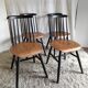 Set of 4 Scandinavian chairs Fanett by Ilmari Tapiovaara – 60s
