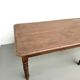 Table en chêne massif à 6 pieds tournés (1900)