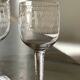 8 verres à vin sur pieds