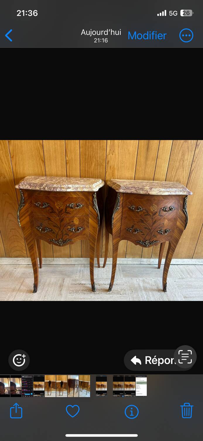 Pair of bedside tables