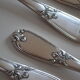 12 metal argente orfevre frionnet french table forks