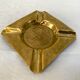 Old brass ashtray