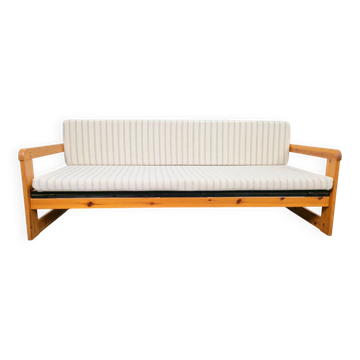 Scandinavian Modern Pine Daybed, 1970s