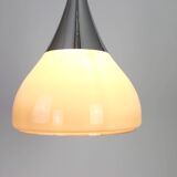Large opaline glass pendant by Braun, Limburg, Germany, 1970s.