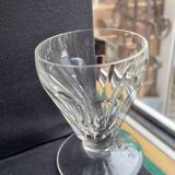 7 verres à porto cristal taillé