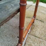 Vintage bamboo antique mirror