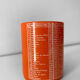 Vintage plastic pencil pot 80s