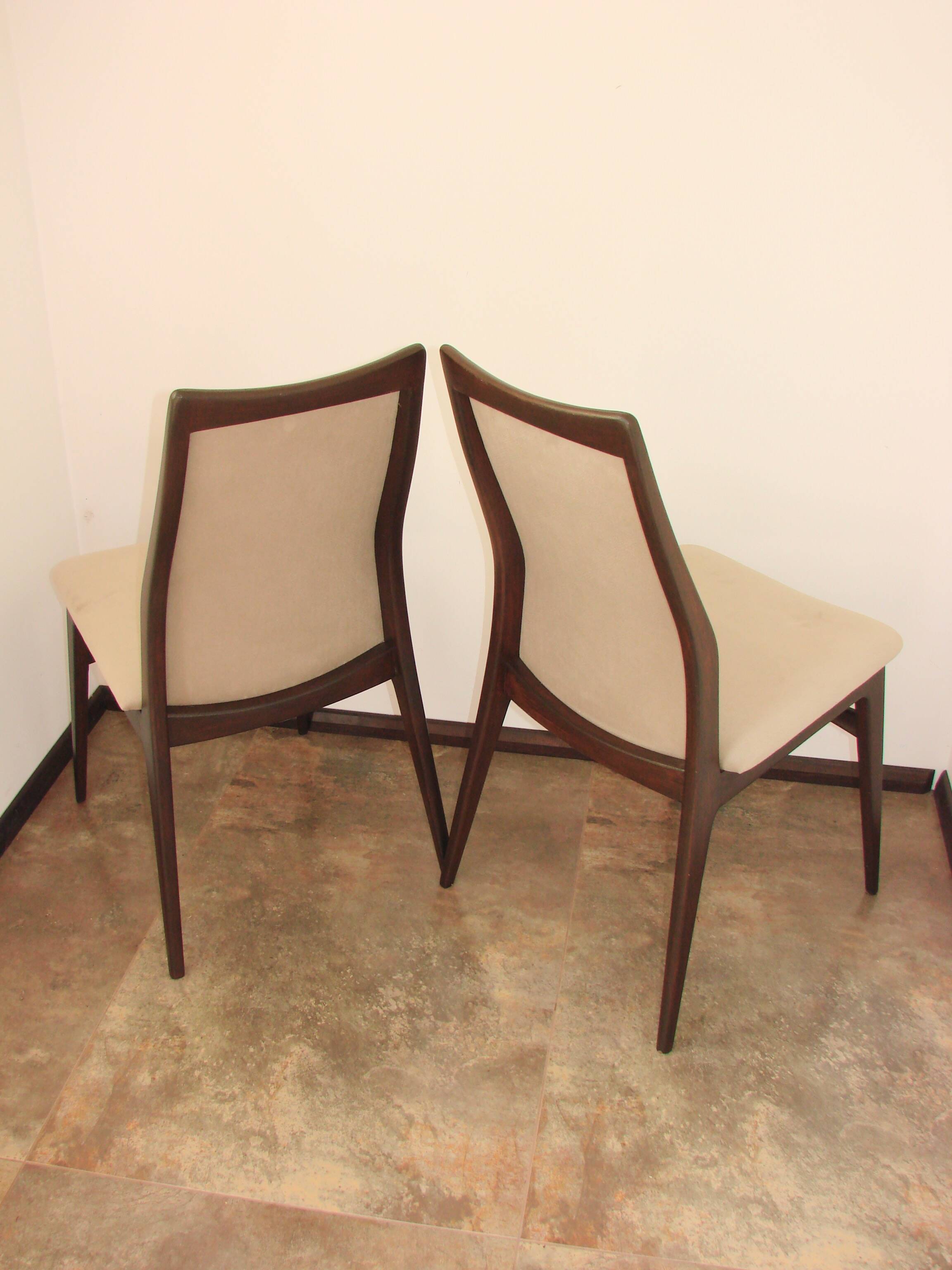 A pair of chairs by Wilhelm Benze GmbH, 1960s.