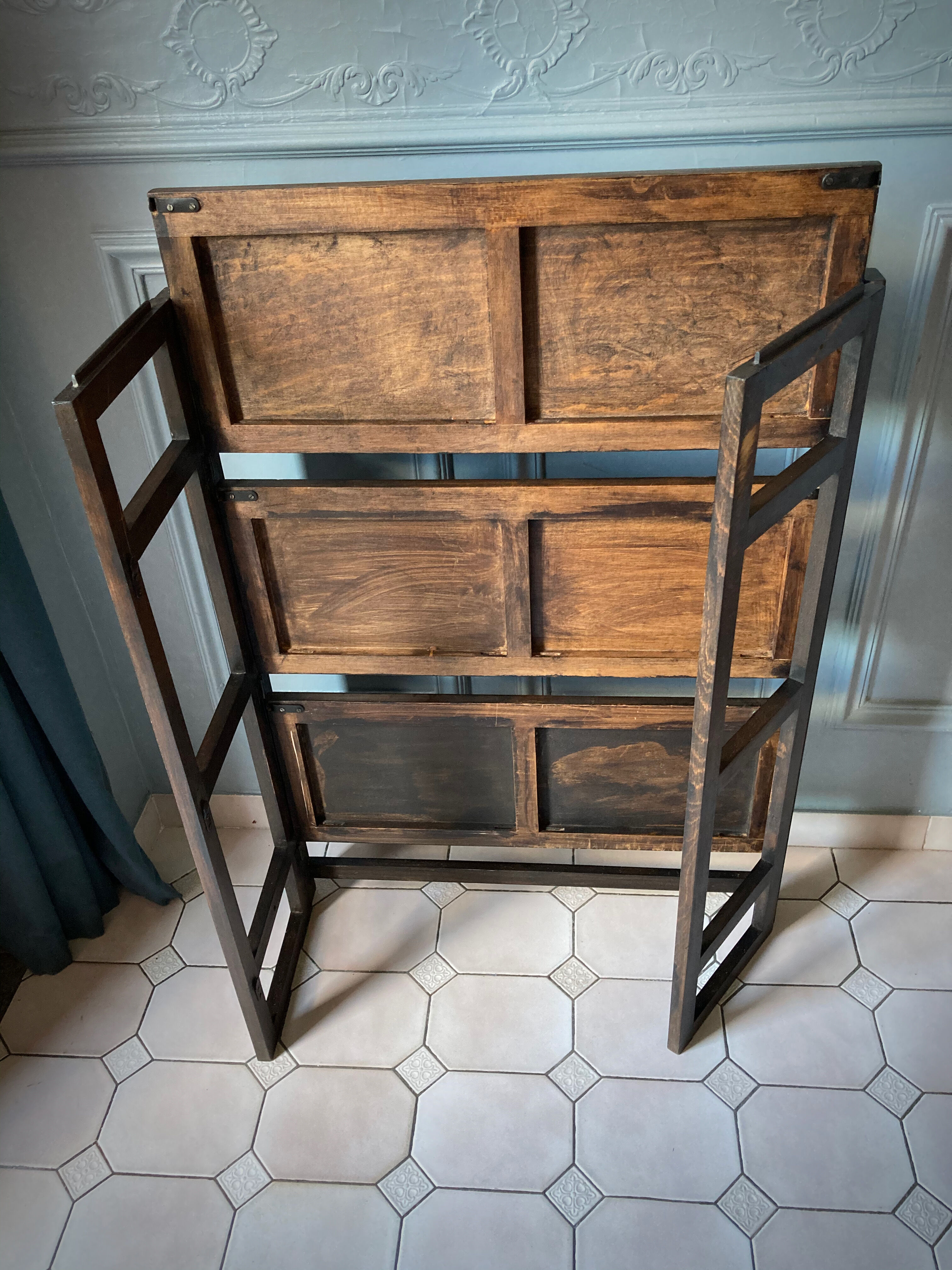 Vintage plant rack duo