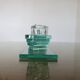 Designer candle holder in glass plates from the 80s