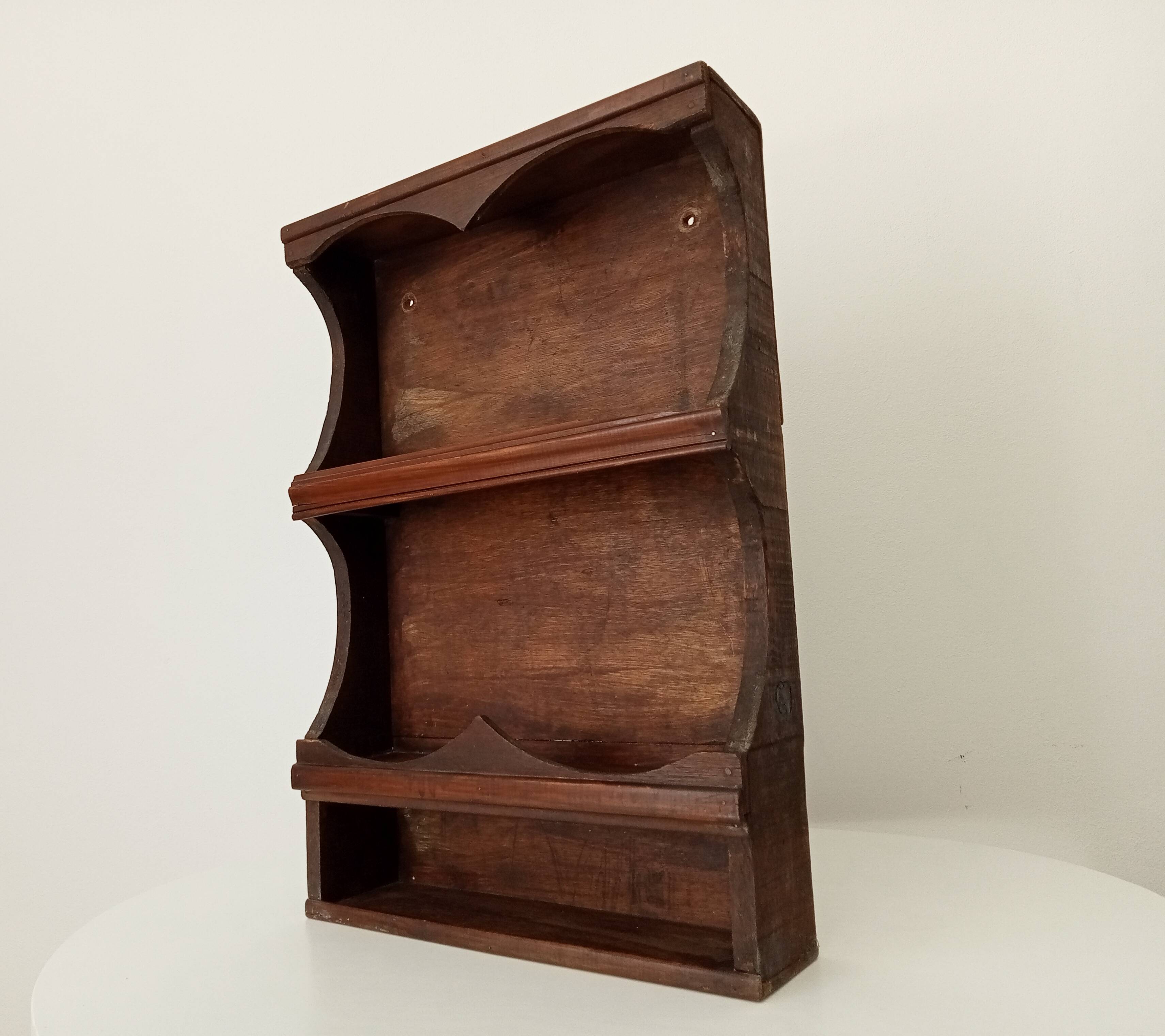 Old spice wall shelf