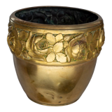 Cache-pot ancien en laiton