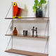 Etagère formica et métal