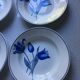 Set of 6 deep plates, Simone Moulin des Loups model