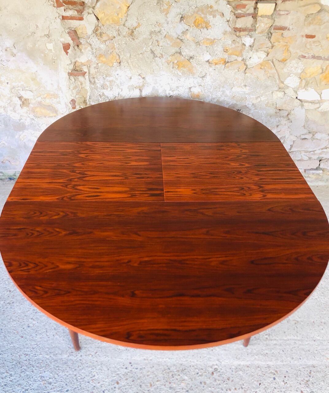 Mid-century dining table, vintage rosewood extension with butterfly extension table, 1960'