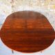 Table de salle à manger en palissandre extensible avec rallonges papillon, 1960’