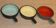 Set of 3 colored iron pans