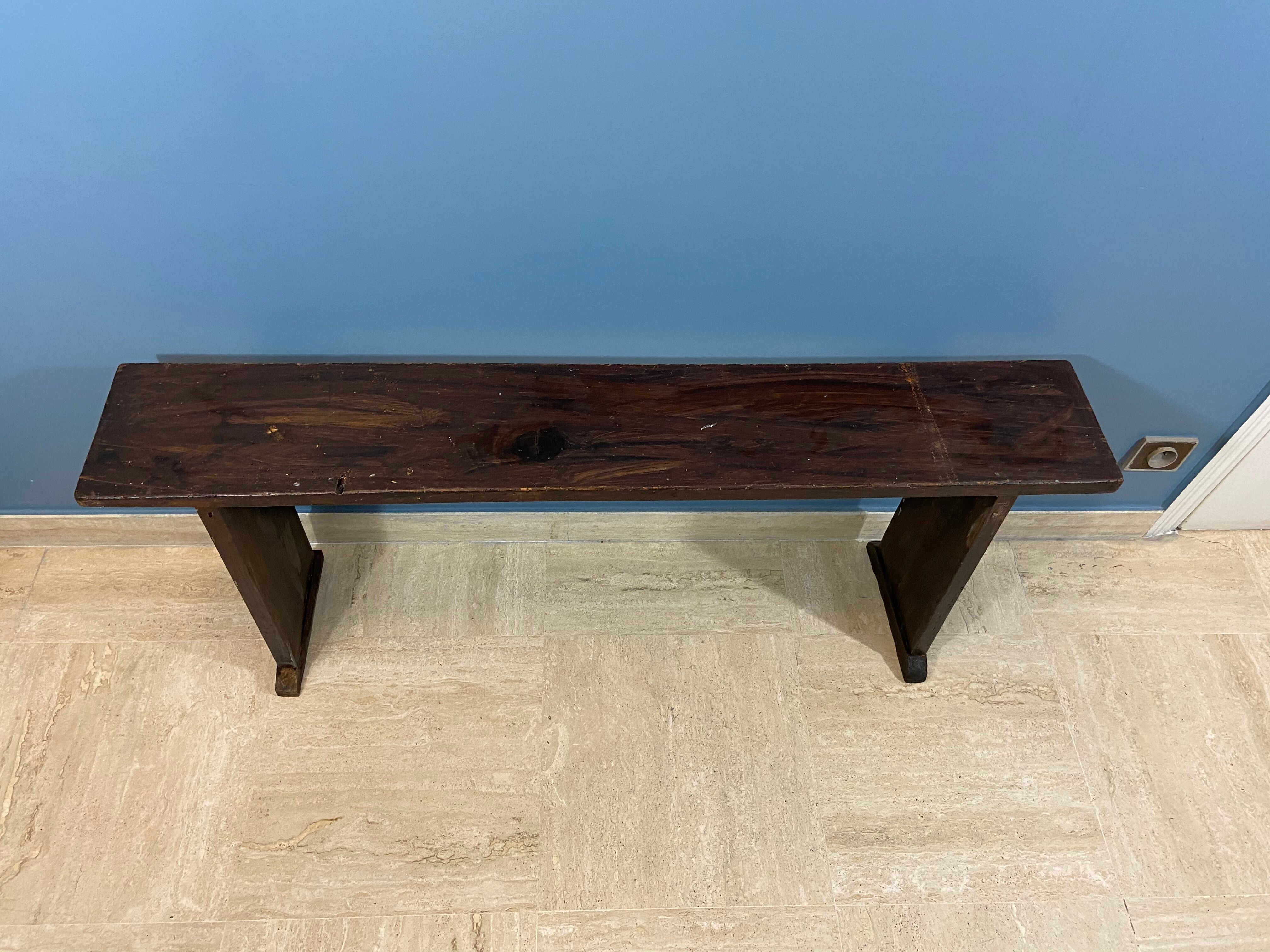 Small old farm bench