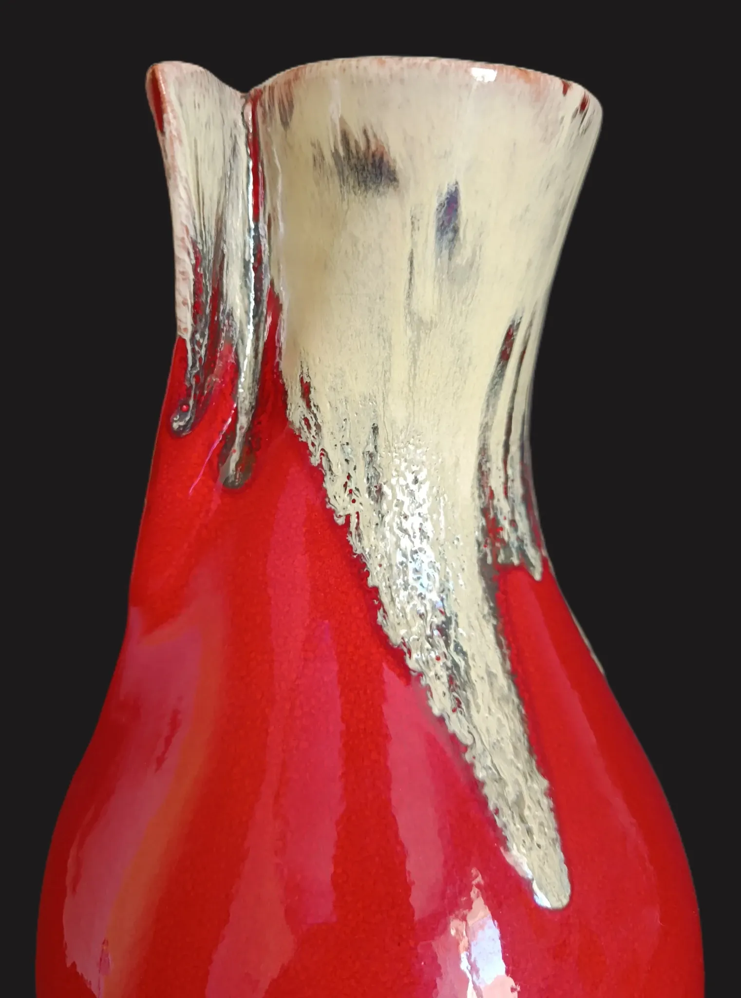 Art Deco ceramic vase by Manuel Garcia Arroyo