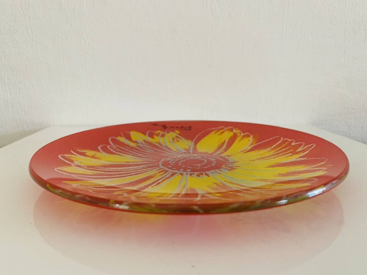 Daisy decorative plate by Andy Warhol, for Rosenthal, 1980s
