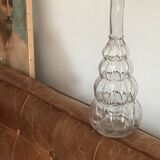 Empoli glass bubble pattern carafe, 1960s/70s
