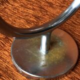 Pair of vintage chrome shelves 1950-1960