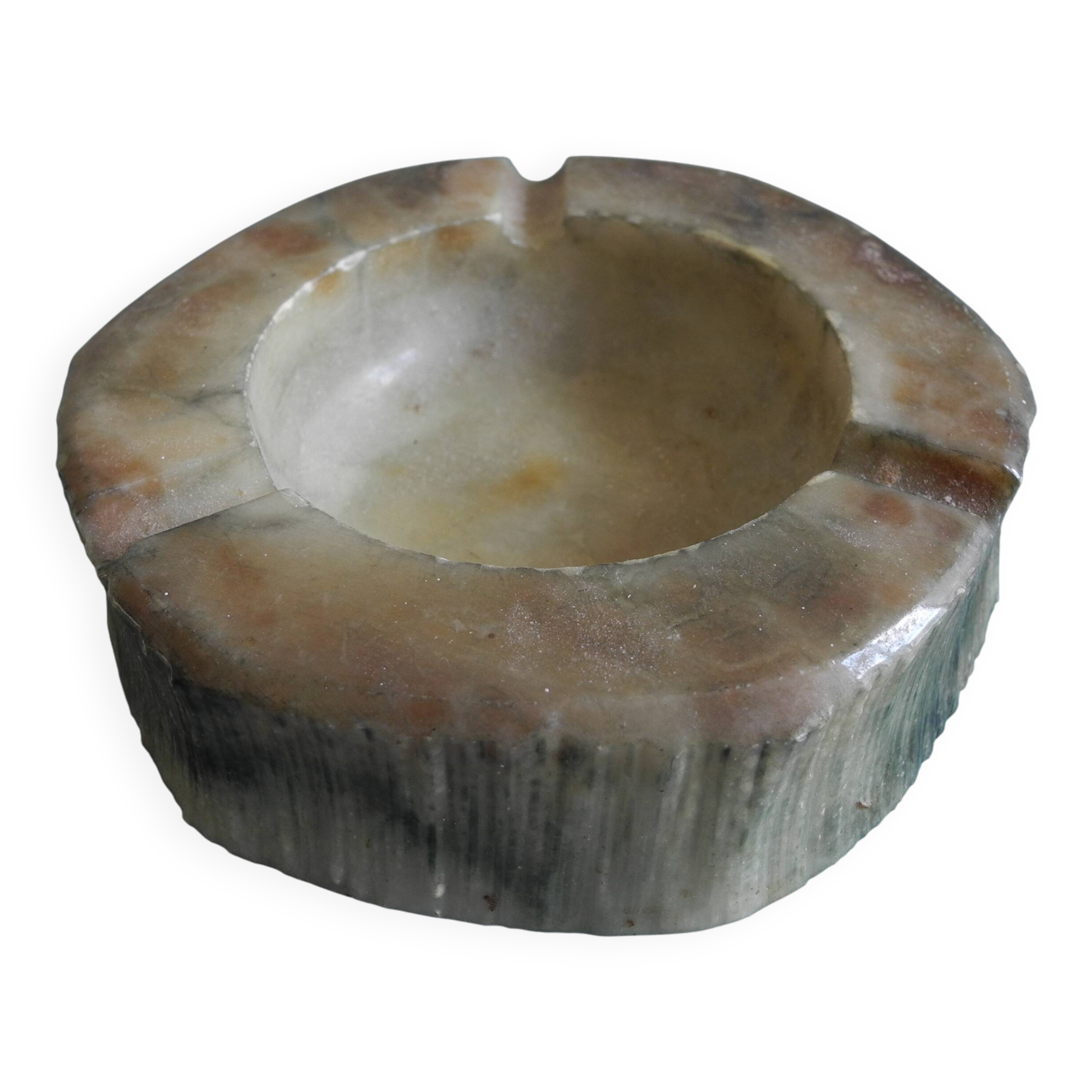 Old alabaster ashtray retro vintage decor alabaster ashtray 60s