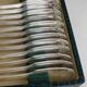 Cutlery set 36 pieces silver metal