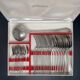 Art Deco silver metal cutlery set